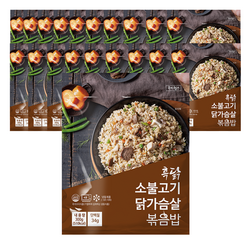 흑닭 소불고기 닭가슴살 볶음밥, 20개, 300g