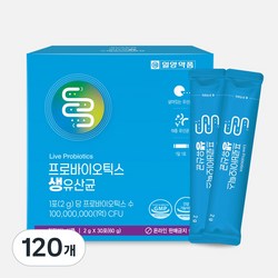 일양 프로바이오틱스 생유산균, 120개, 2g