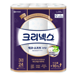 크리넥스 데코 앤 소프트 수딩플러스: 고급 롤화장지의 새로운 기준!