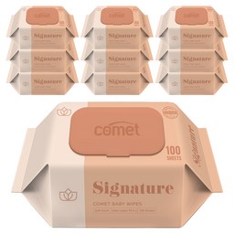 코멧 저자극 시그니처 아기물티슈, 안전하고 편리한 아기 물티슈의 최강자!