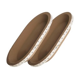 멍냥이노리터 고양이 타원형 스크래쳐