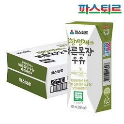 파스퇴르 무항생제 인증 바른목장 우유
