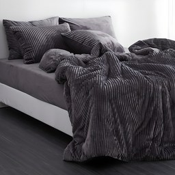 라뽐므 노르빅 극세사 스트라이프 차렵이불: 겨울철 완벽한 선택