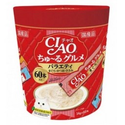 챠오츄르 고양이 구루메 버라이어티 간식 60p
