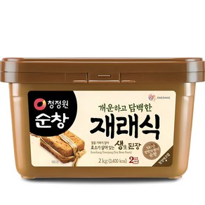 청정원순창 재래식 생된장, 2kg, 1개