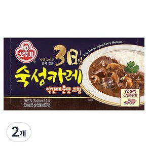 오뚜기 3일 숙성 카레 약간매운맛 고형