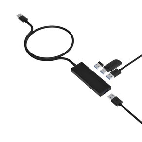 홈플래닛 USB-A 4포트 USB 3.0 허브 (50cm 케이블) AU301, 1개