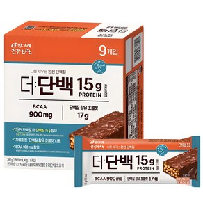 빙그레 더단백 크런치바 초코, 360g, 1개