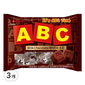 롯데웰푸드 ABC 초콜릿