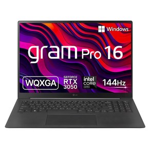 LG전자 그램 Po 16 코어 울트라5 지포스 RTX3050, 옵시디안블랙, 512GB, 16GB, WIN11 Home, 16Z90SP-EA5BK