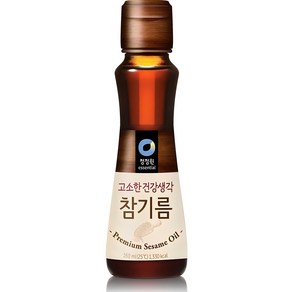 청정원 고소한 건강생각 참기름, 160ml, 1개