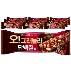 마켓오 오 그래놀라 단백질바, 40g, 10개