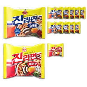 오뚜기 진라면 순한맛 10p + 매운맛 2p, 12개