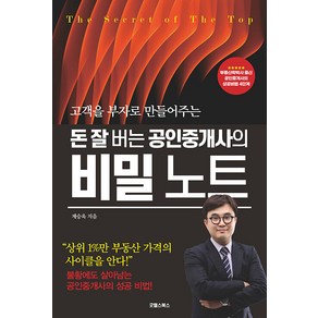 고객을 부자로 만들어주는돈 잘 버는 공인중개사의 비밀 노트, 제승욱, 굿웰스북스