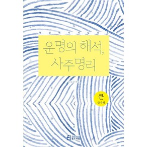 운명의 해석 사주명리(큰글자책):예언에서 개입으로