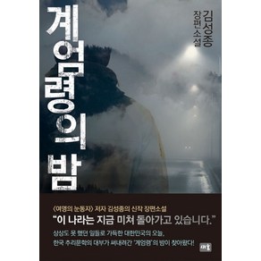 계엄령의 밤:김성종 장편소설, 새움, 김성종 저