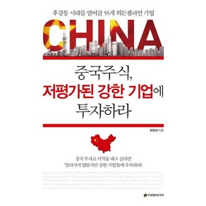 중국주식 저평가된 강한 기업에 투자하라:후강통 시대를 열어갈 55개 히든챔피언 기업, 이레미디어, 정영재 저