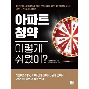 아파트 청약 이렇게 쉬웠어?:1년 만에 1 000명이 넘는 부린이를 청약 당첨으로 이끈 실전 노하우 대공개!