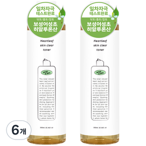 와더스킨 하트리프 스킨 클리어 토너, 6개, 300ml