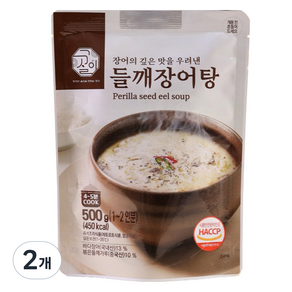 주식회사 설국 들깨장어탕, 500g, 2개