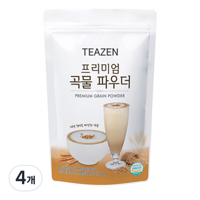 티젠 프리미엄 곡물 파우더, 1개입, 4개, 500g