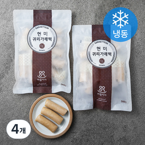 착한마을마음이가 현미귀리가래떡 (냉동), 500g, 4개