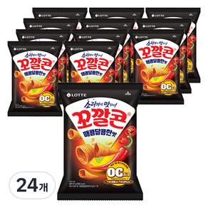 꼬깔콘 매콤달콤한맛, 67g, 24개