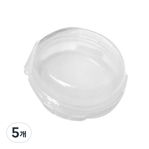아이엘 양면 에어퍼프 케이스 6.5 x 3 cm, 5개, 투명