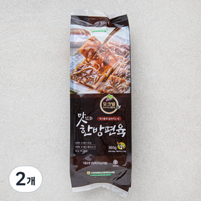 포크빌 맛있는 한방편육, 365g, 2개