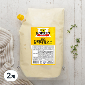 코다노 갈릭디핑 소스, 2kg, 2개