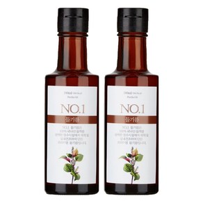 앤오일 국내산 저온압착 들기름, 180ml, 2개
