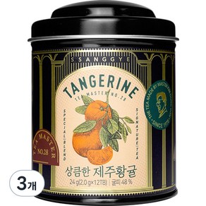 쌍계명차 마스터 캔 제주황귤 티, 2g, 12개입, 3개