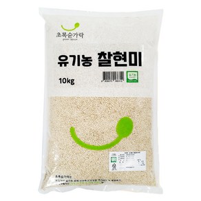 초록숟가락 유기농 찹쌀현미, 10kg, 1개