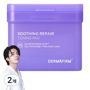 더마펌 수딩 리페어 토닝 패드 R4 180ml, 70개입, 2개