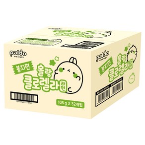 팔도 몰랑 클로렐라 라면 105g, 32개