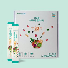 퓨어스랩 더바른 야채과일 젤리스틱 109p