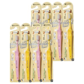 닥터치카 C4.5 어린이 칫솔 2종 x 2p 세트, 2세트, 4개, 혼합색상