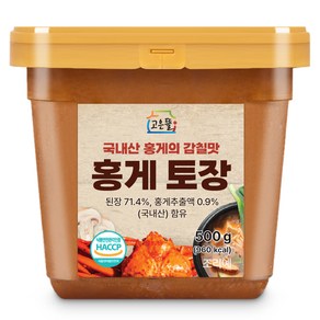 고은뜰 홍게 토장, 500g, 1개