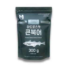 마도로스펫 반려동물 동결건조간식, 큰북어, 300g, 1개