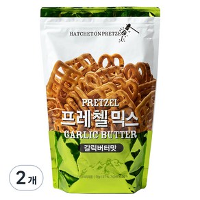 헤치트온프레첼 프레첼 믹스 갈릭버터맛, 800g, 2개