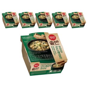 햇반 솥반 곤드레감자 영양밥, 200g, 6개