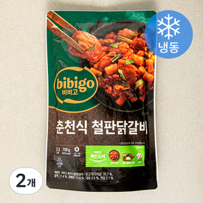 비비고 춘천식 철판닭갈비 (냉동), 700g, 2개