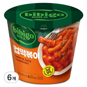 비비고 컵떡볶이, 110g, 6개