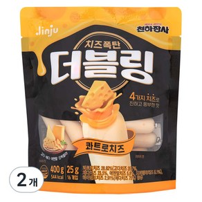 진주햄 더블링 콰트로치즈 간식 소시지