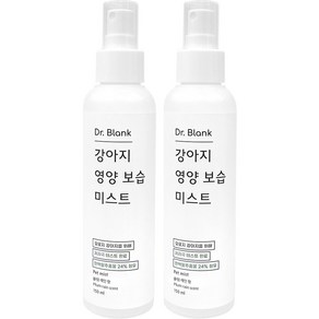 닥터블랭크 강아지 영양 보습 저자극 미스트 플럼 레인향, 2개, 150ml