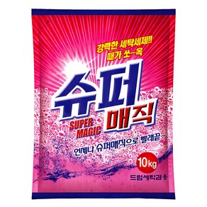 크린테크 슈퍼매직 분말세제 리필, 10kg, 1개