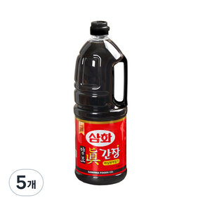 [삼화] 양조진간장, 1.8L, 5개