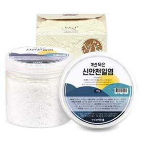 단심답례품 3년 묵은 신안 천일염 + 골드 선물박스, 290g, 1개