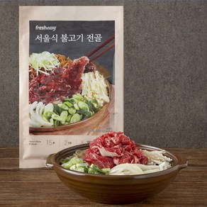 프레시지 서울식 불고기 전골 밀키트 2인분, 424.5g, 1개