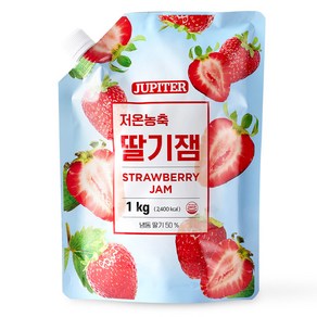 래미푸드 저온농축 딸기잼, 1kg, 1개